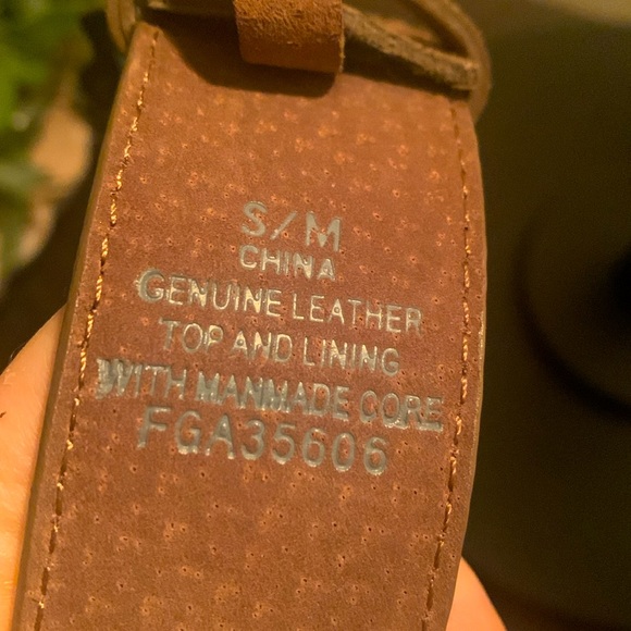 Genuine Leather Southwestern Belt Size S/M - Picture 7 of 12